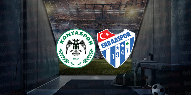 KONYASPOR – ERBAASPOR MAÇI CANLI İZLE 🏆 | Konyaspor – Erbaaspor maçı ne zaman? Hangi kanalda?