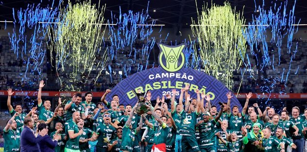 Brezilya Serie A’da Palmeiras sezonu şampiyon olarak tamamladı