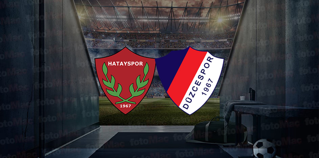 Hatayspor – Düzcespor maçı CANLI İZLE | Hatayspor – Düzcespor maçı hangi kanalda?